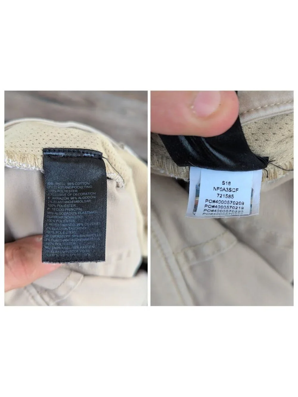 The North Face Pants Men 36x29 Beige Straight Leg Casual Gorpcore Hiking Trouser